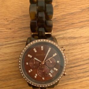 Michael Kors Tortoise Shell Watch